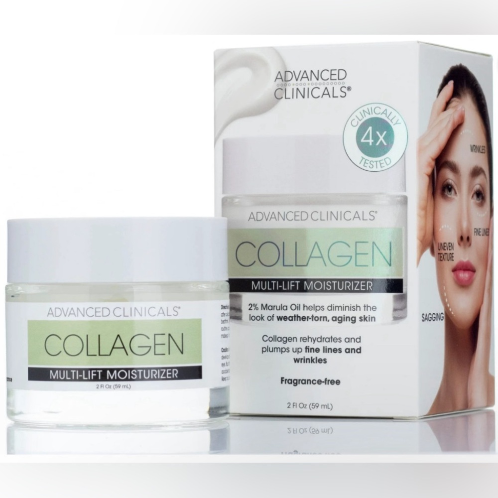 Advanced Clinicals Collagen MultiLift Face Moisturizer